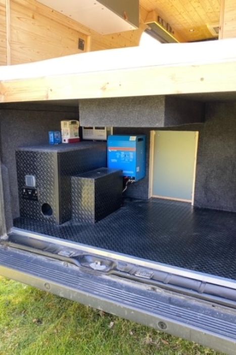 SCC Conversions Campervan Consumer unit and electrical fittings