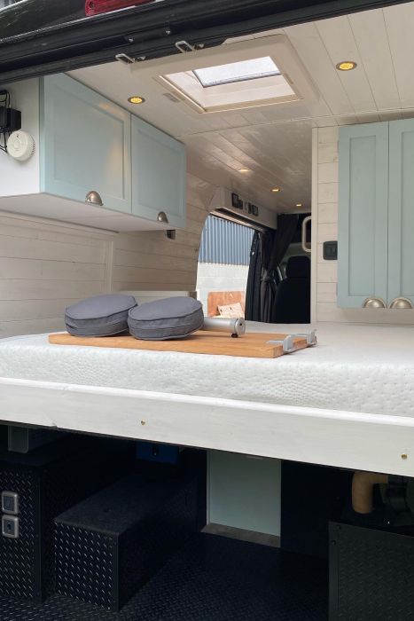 Inside a Campervan