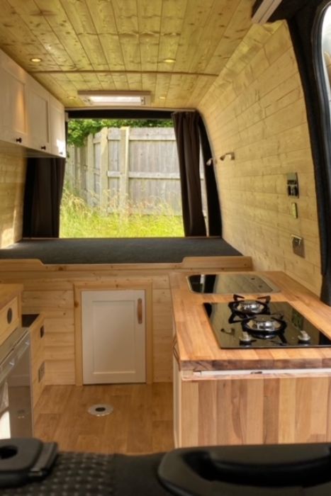Inside a Campervan