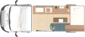 3D campervan layout by SCC Conversions