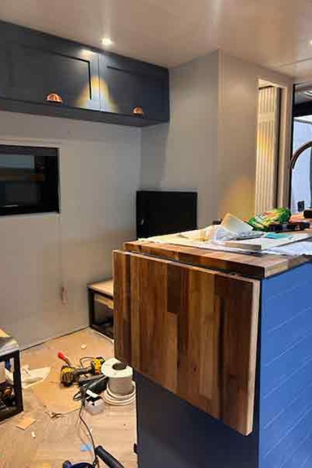 Installing wood panelling in a campervan - SCC Conversions